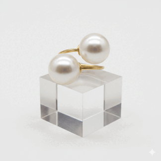 anillo perlas