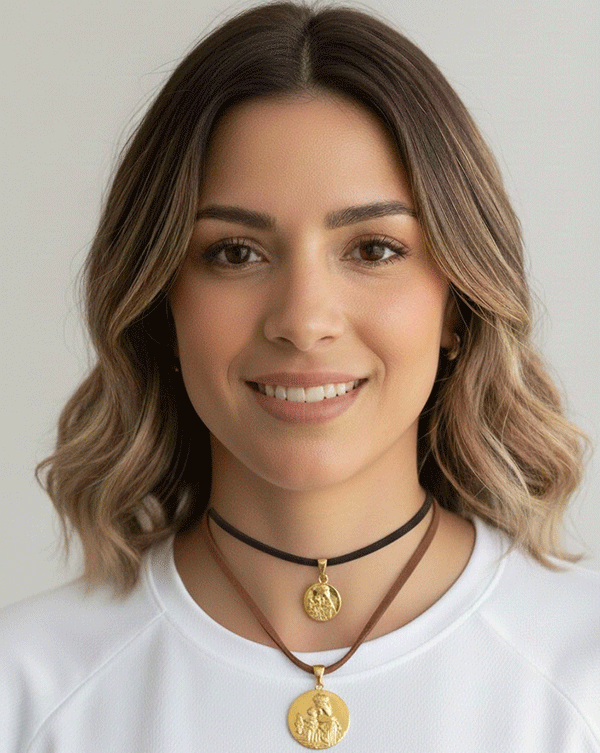 foto modelo gargantilla escapulario